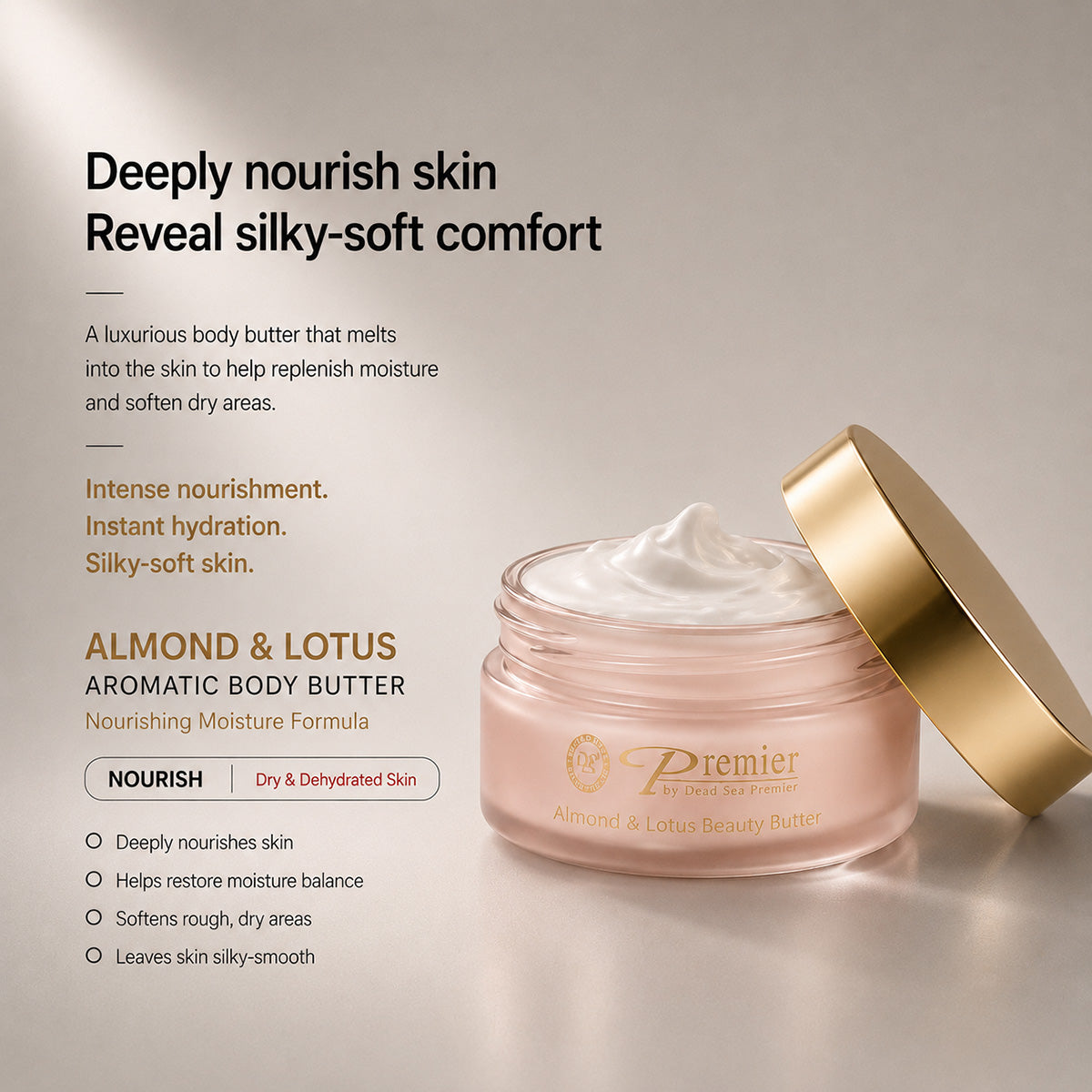 Aromatic Body Butter -  Almond & Lotus