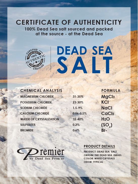 Dead Sea Aromatic Salt Scrub - Exotic Scent A76e